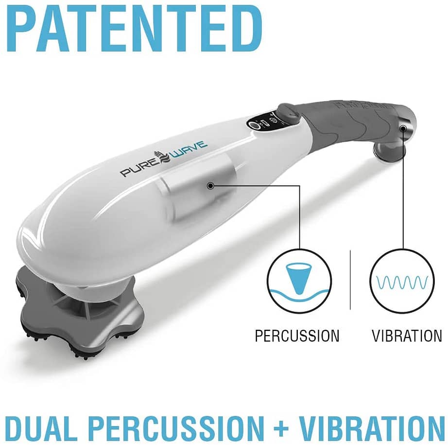 2. UK - PUREWAVE™ CM-07 Cordless 2-in-1 Percussion & Vibration Massager
