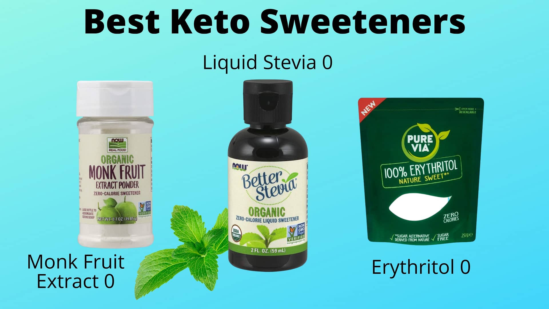 The Best Keto Sweeteners.
