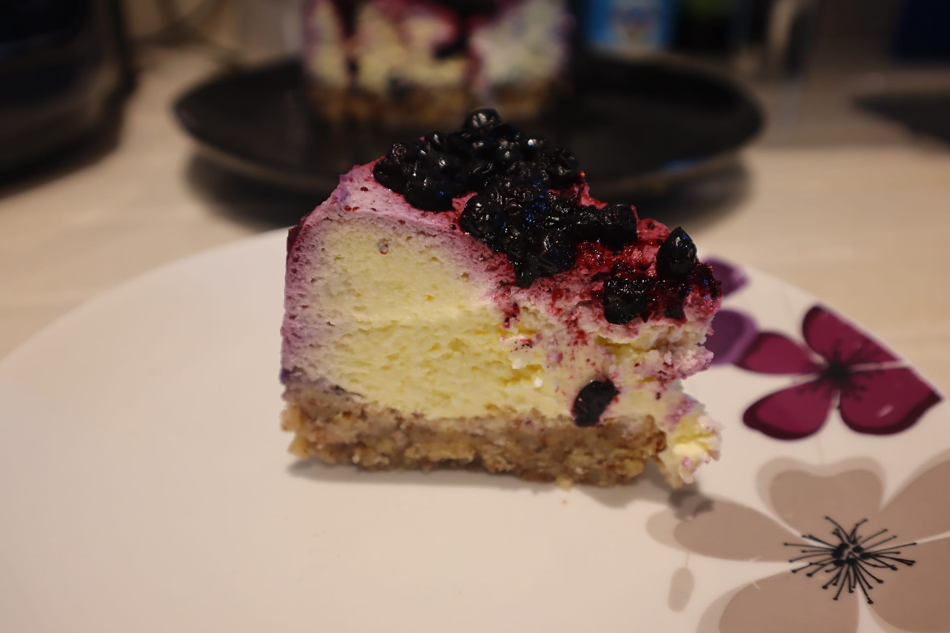 Keto Cheesecake Recipe - The best ninja foodi, instant pot or oven keto blueberry cheesecake recipe.